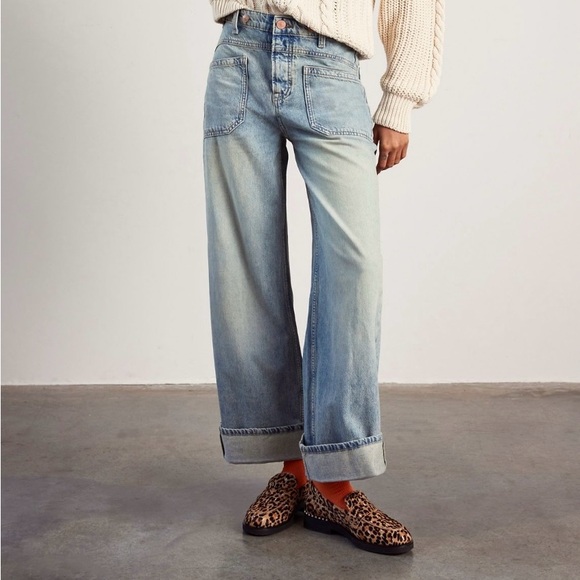 We the free Palmer cuffed jeans in la la land